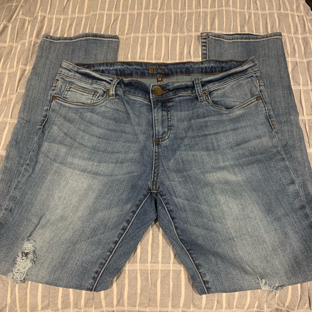 Kut from the Kloth Denim Cuffed Crops